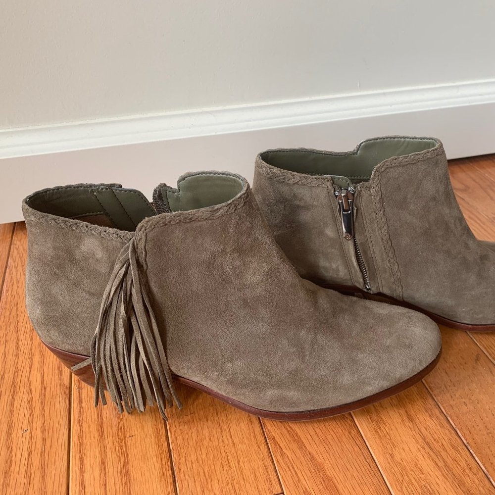 Sam Edelman Fringed Ankle Boot Size 8.5-